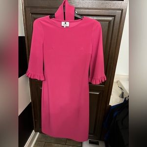Bright pink dainty Jewells dress with sash